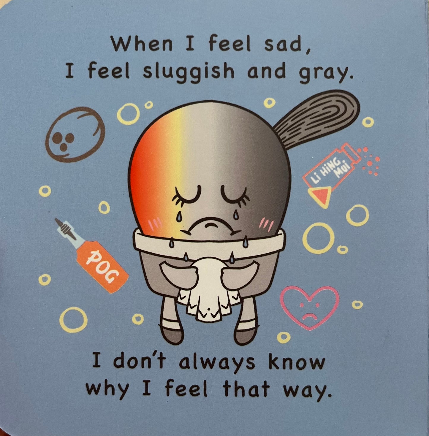 Sad Shaved Ice Stuffed Animal & Book