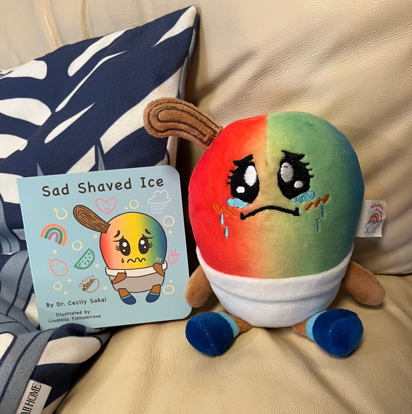 Sad Shaved Ice Stuffed Animal & Book