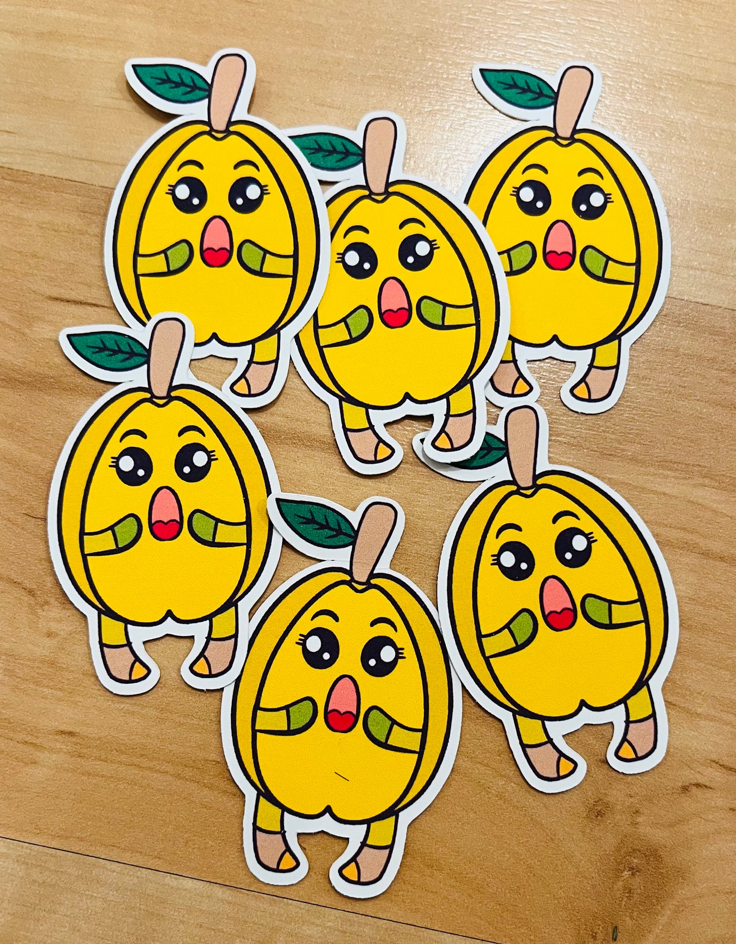 Sticker, Surprised Star Fruit