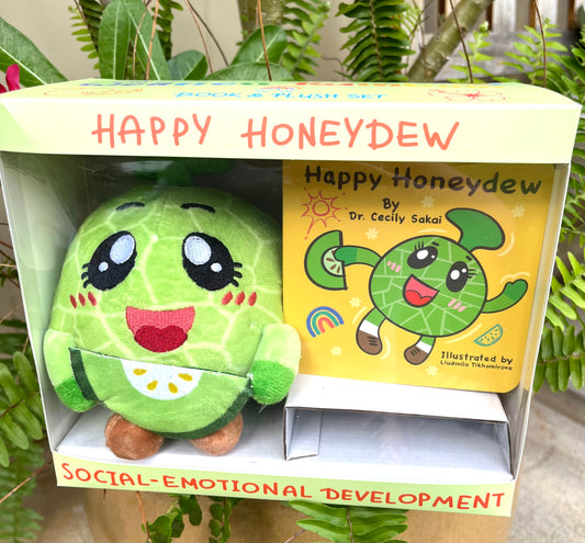 Happy Honeydew Stuffed Animal & Book