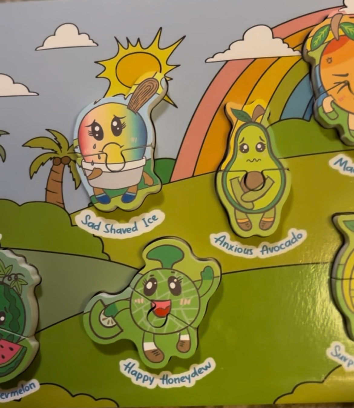 Emotions Fruit Puzzle